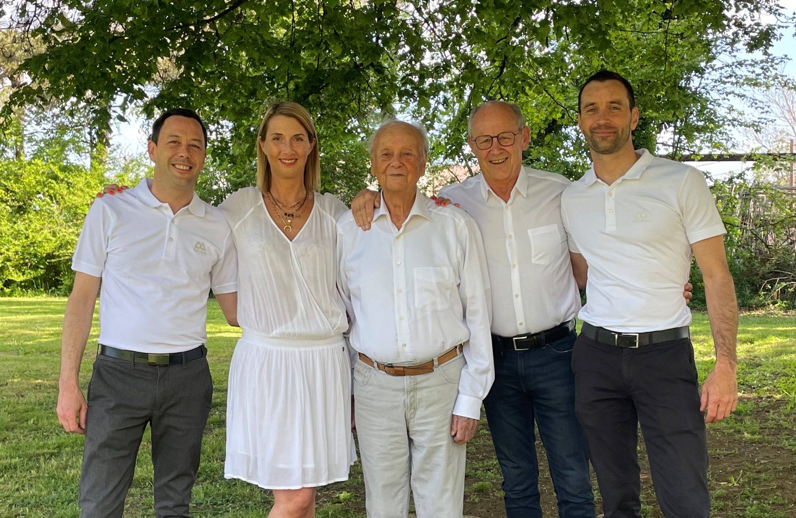 La famille Moyse, à la tête du Groupe Moyse depuis 1947